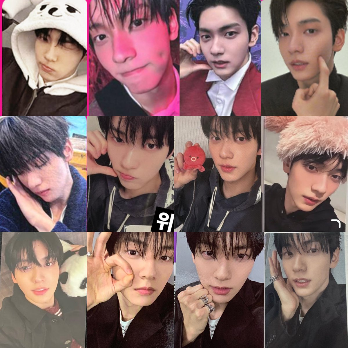 twelve05cm's tweet photo. soobin showing off his soobmeong pc and who knows he's good at taking selcas.... he really has phd in selcaism and photocardology

🐧 oh hyung yours came out well!
🐰 since i'm good at taking selcas, you know ☺️ https://t.co/j9UBOtiMyK