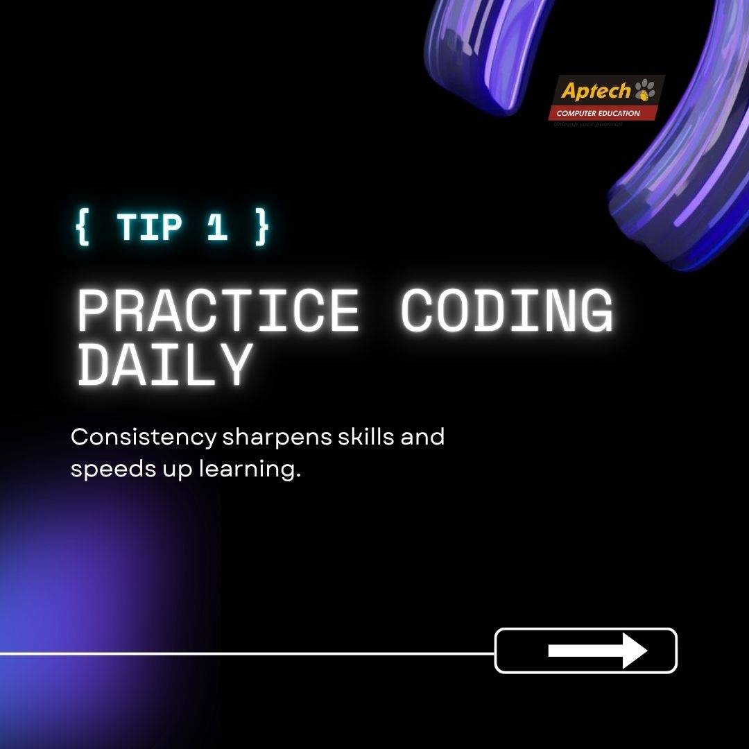 AptechQatar's tweet image. ⚡ Code Smart, Not Just Hard

Consistency + Practice = Growth 💻

👉 Follow for more tech tips

#CodingTips #LearnCoding #TechSkills #SkillUp #FutureSkills