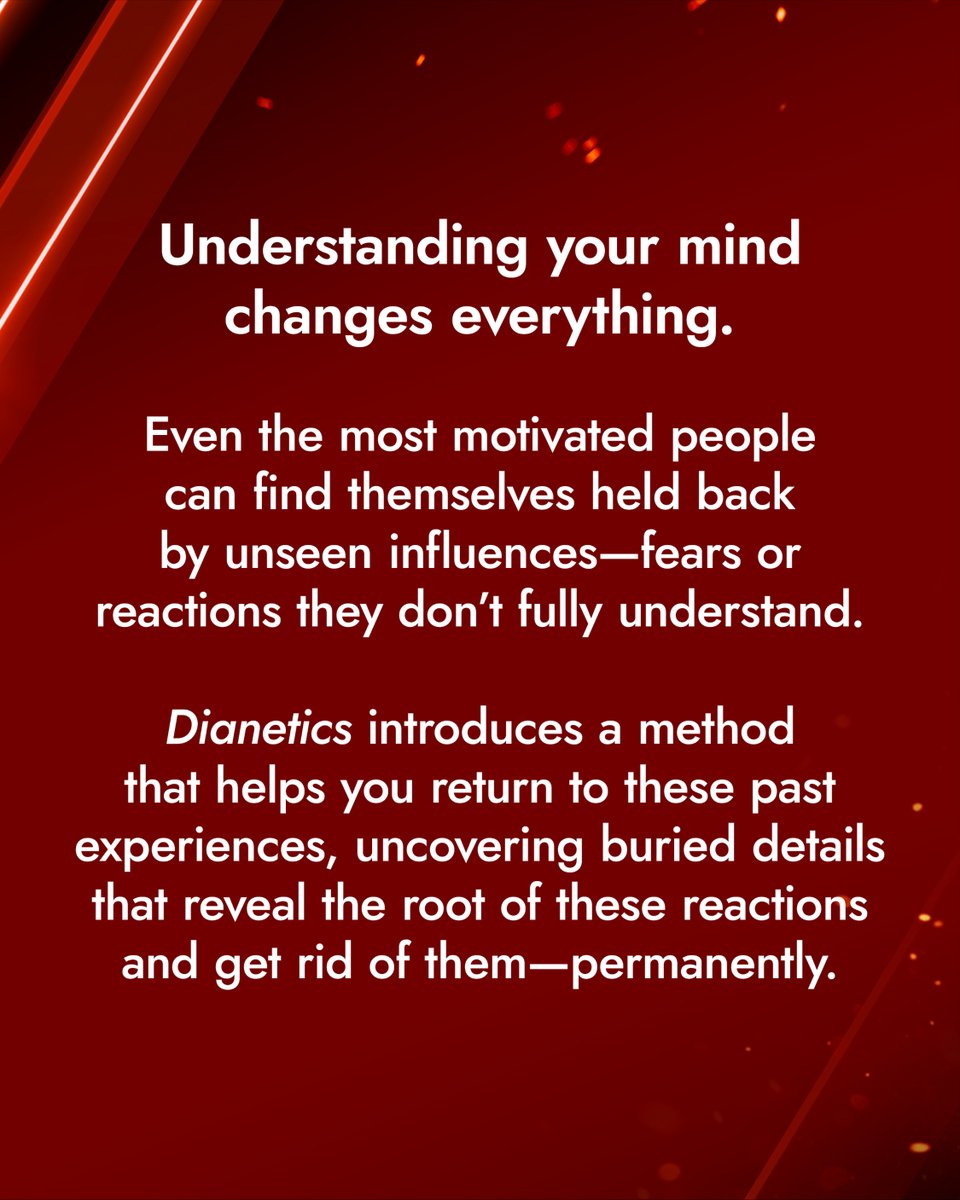 Dianetics's tweet image. Understanding your mind changes everything. ✨

#mentalhealth #mindset #dianetics #selfhelpbooks