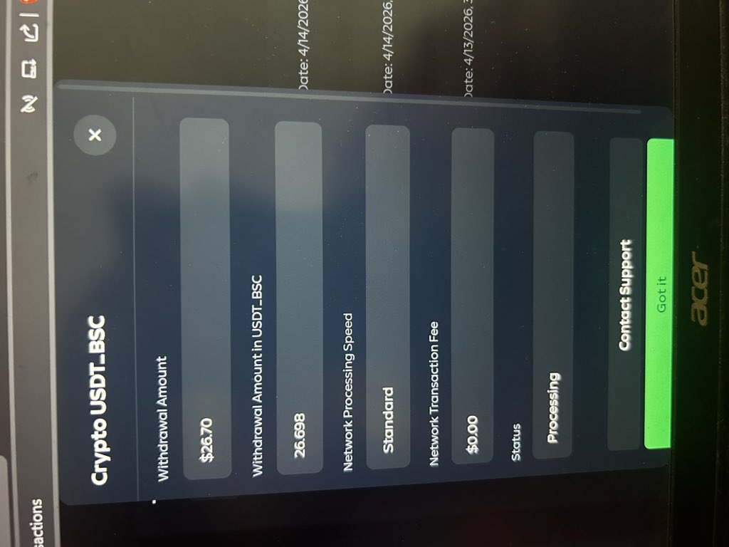 12Vengeance's tweet photo. @gamdom My dream is to get my withdrawal back 🥲🥲🥲🥲
Id: 47824572
No response via mail and live support https://t.co/t8BOC3MEre