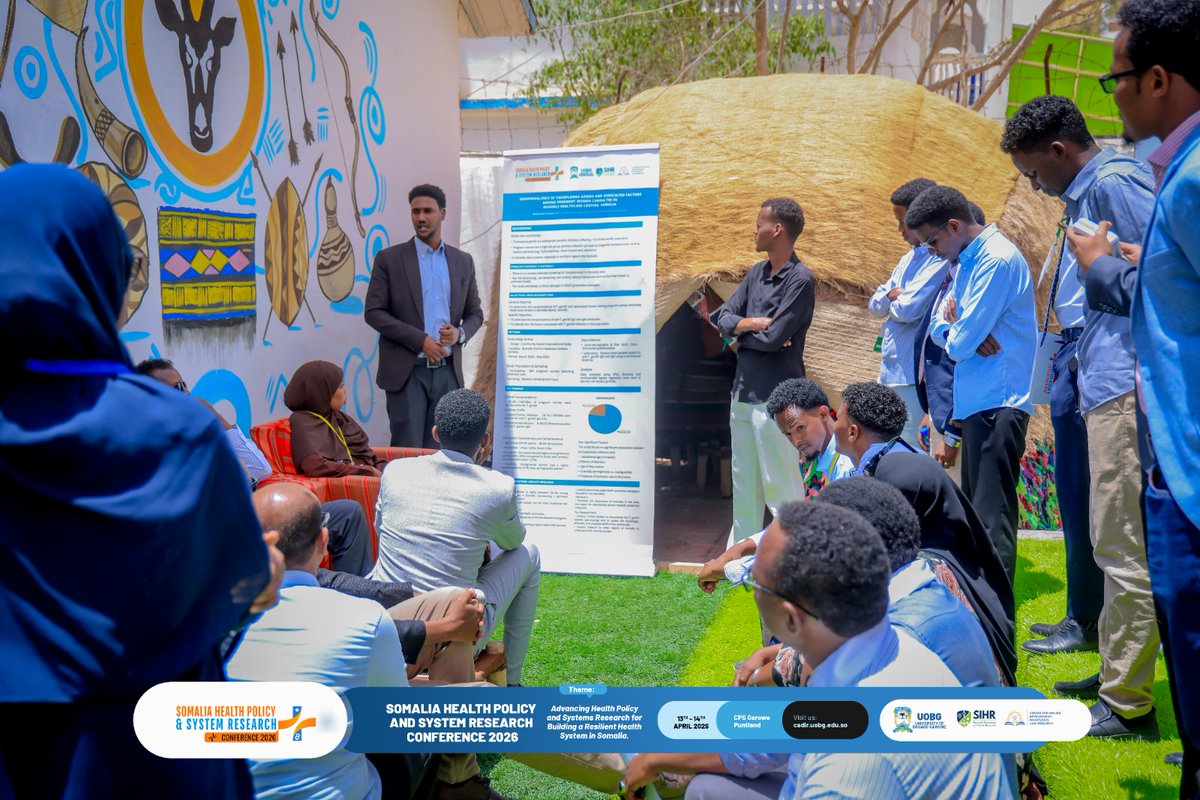aasiyahusein's tweet photo. Photos Day two 

#SHPSTR2026 #UHC #SomaliaHealthPolicy #HealthSystemsResearch
#BiciidCenter #SomaliCulture https://t.co/c9S7Tej0w5
