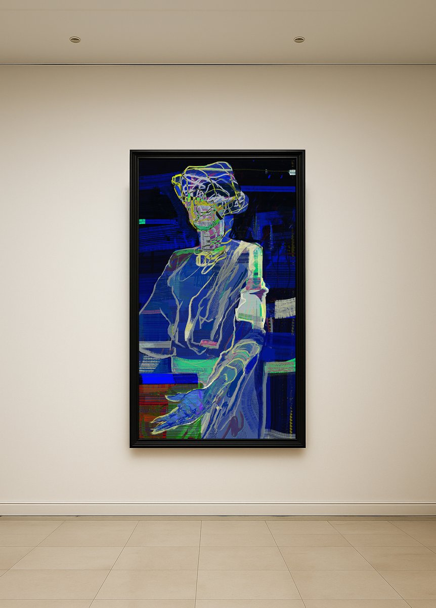 I will be showing "The Fisherman's Wife" in my solo exhibition next friday. It's now the only piece left in my Mythos collection. 

The collector of the 1/1 will receive the exhibited print (40 x 71,1 cm) on museum grade Hahnemühle Photo Rag Bright White, if so desired.