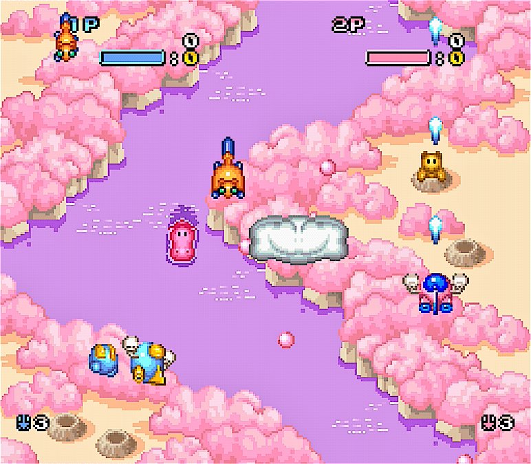 sakayu_sfc's tweet image. "Pop'n TwinBee" marked 33rd anniversary!🎆
「Pop'nツインビー」は1993年3月26日の発売でした🎉

そのままの難易度なら楽しさ全開、にぎやかで軽やかな縦シューです。ライフ制なのですぐにはやられず、強力なパンチ攻撃も助けになりました🥊
#ツインビー #supernintendo