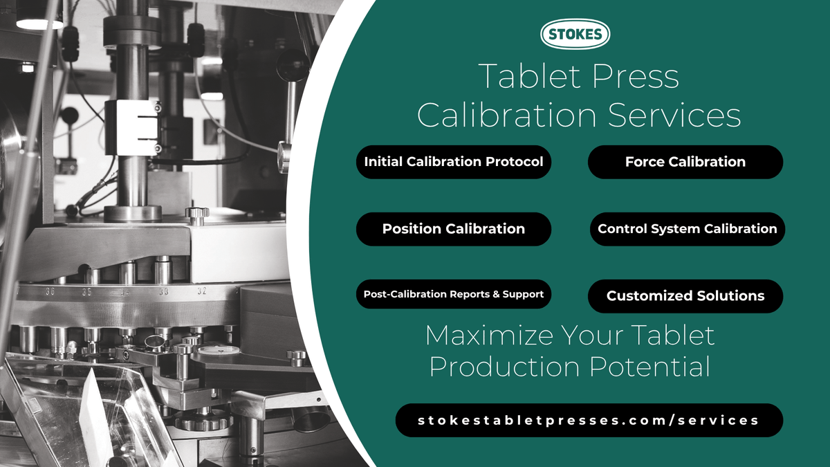 StokesTP1896's tweet photo. Optimize your tablet press performance with Stokes calibration services.

From force and position calibration to full system support—get accurate, reliable results.

Learn more:
https://t.co/QRGOvMVaWv https://t.co/R8TadpkC3J