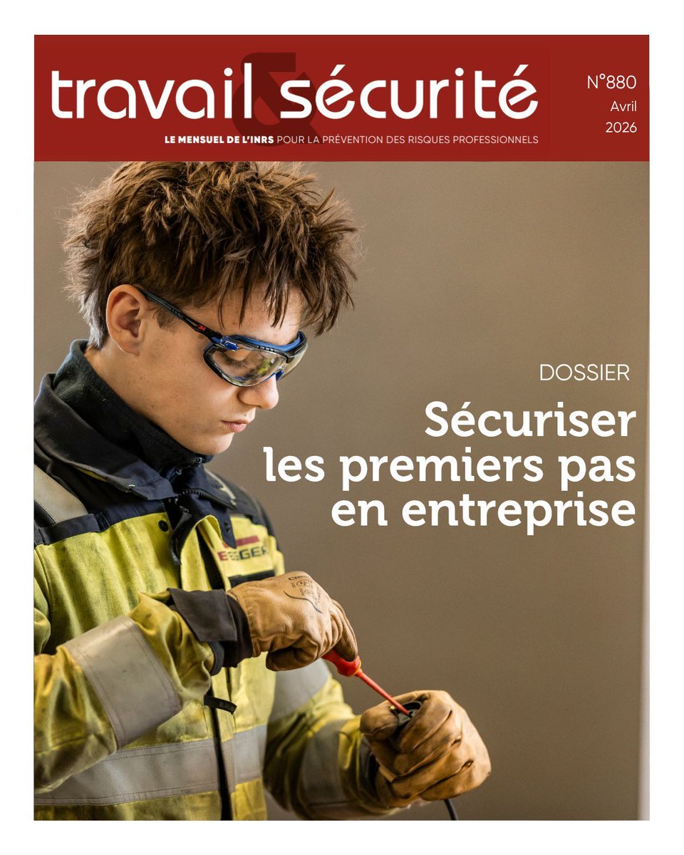 INRSfrance's tweet image. Travail &amp;amp; Sécurité : Sécuriser les premiers pas en entreprise
👉travail-et-securite.fr
Le numéro 880 du magazine est paru. Le dossier du mois est consacré à la prévention des risques professionnels destinée aux jeunes travailleurs. 
#SantéAuTravail #Prévention #TravailEtSécurité