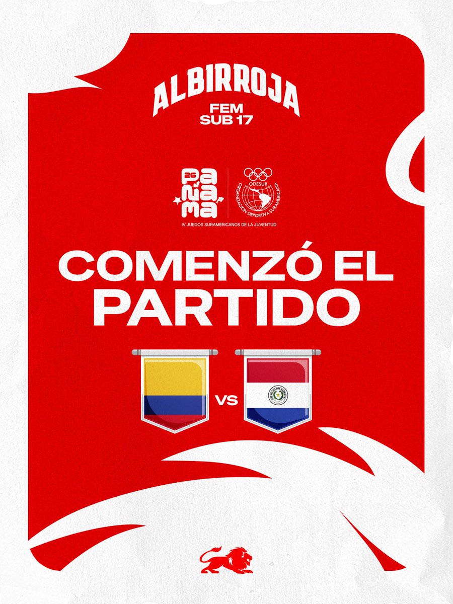 Albirroja's tweet image. 🗣️ ¡En marcha el compromiso! 

🇨🇴 #Colombia 0 
🇵🇾 #Paraguay 0 

🏆 Juegos Suramericanos de la Juventud 2026
📺 En vivo: bit.ly/4dLHloj

#TeamParaguay 🙌🏻