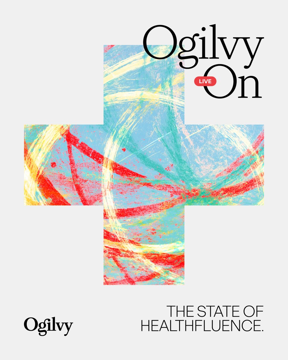 Ogilvy's tweet image. Health is now driven by culture, creators &amp;amp; community. This is #Healthfluence.

In our next #OgilvyOn, we're dissecting this new reality with @OgilvyHealth experts &amp;amp; a special conversation with TikTok creator Dr. Charles Puza.

Learn how to build authentic trust &amp;amp; engagement.
🗓️