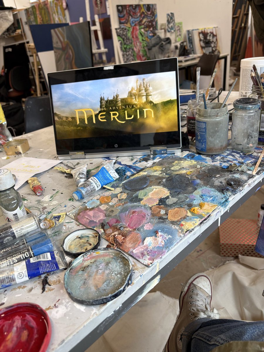 sherloqks's tweet image. merlin at uni never kys