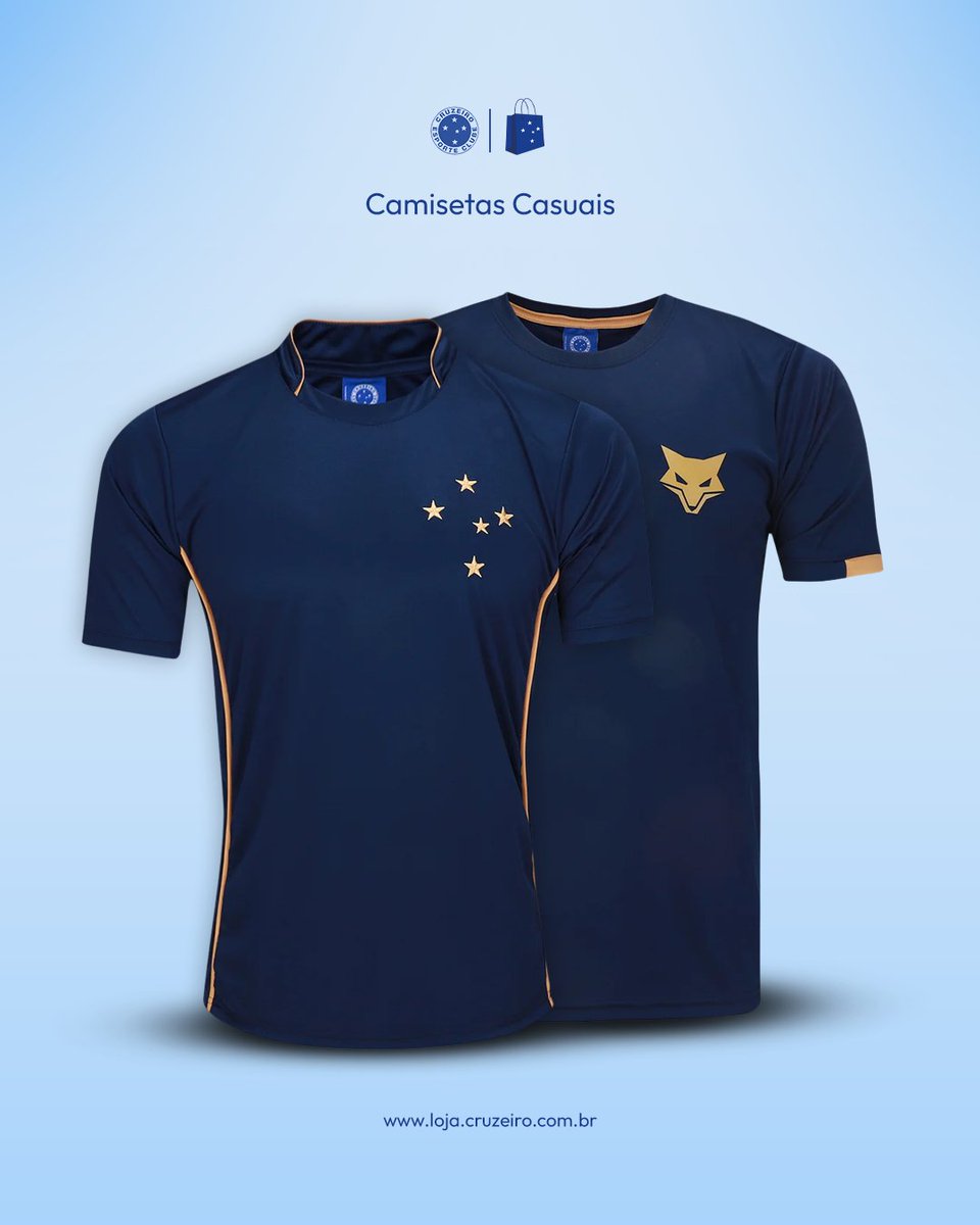 Na Loja do Cruzeiro você encontra diversas opções para vestir a Raposa! 🦊

Já conferiu as camisetas casuais que voltaram para o estoque? 

Acesse agora mesmo loja.cruzeiro.com.br para comprar a sua sem sair de casa! 🔗 mla.bs/f270bf16