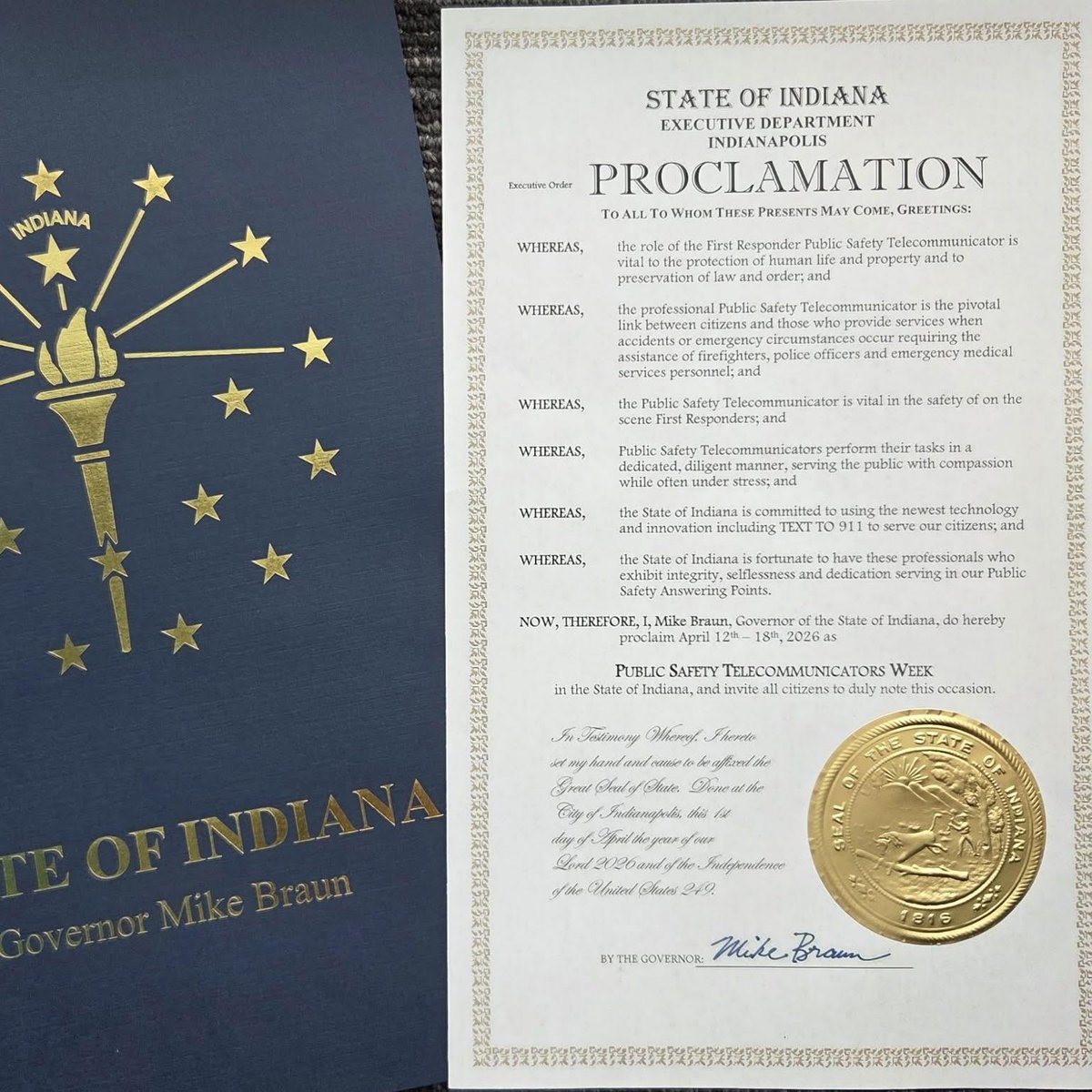 State of Indiana tweet media