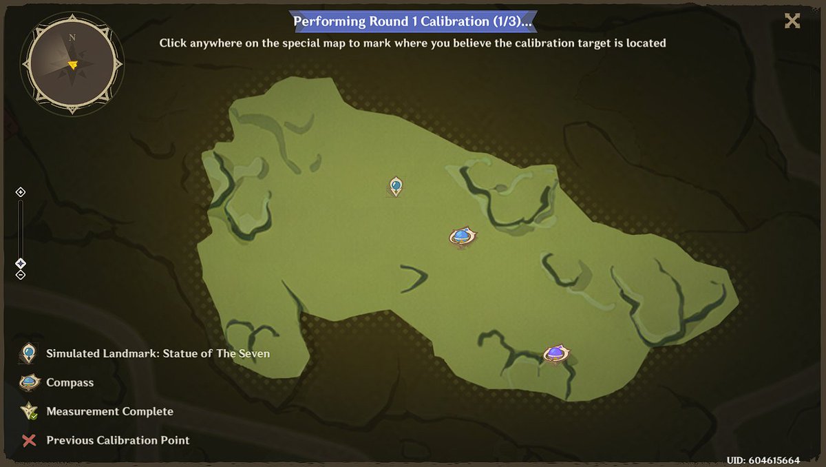 pandi_by6's tweet image. not el mapa del evento pareciendo al mapa original del genshin