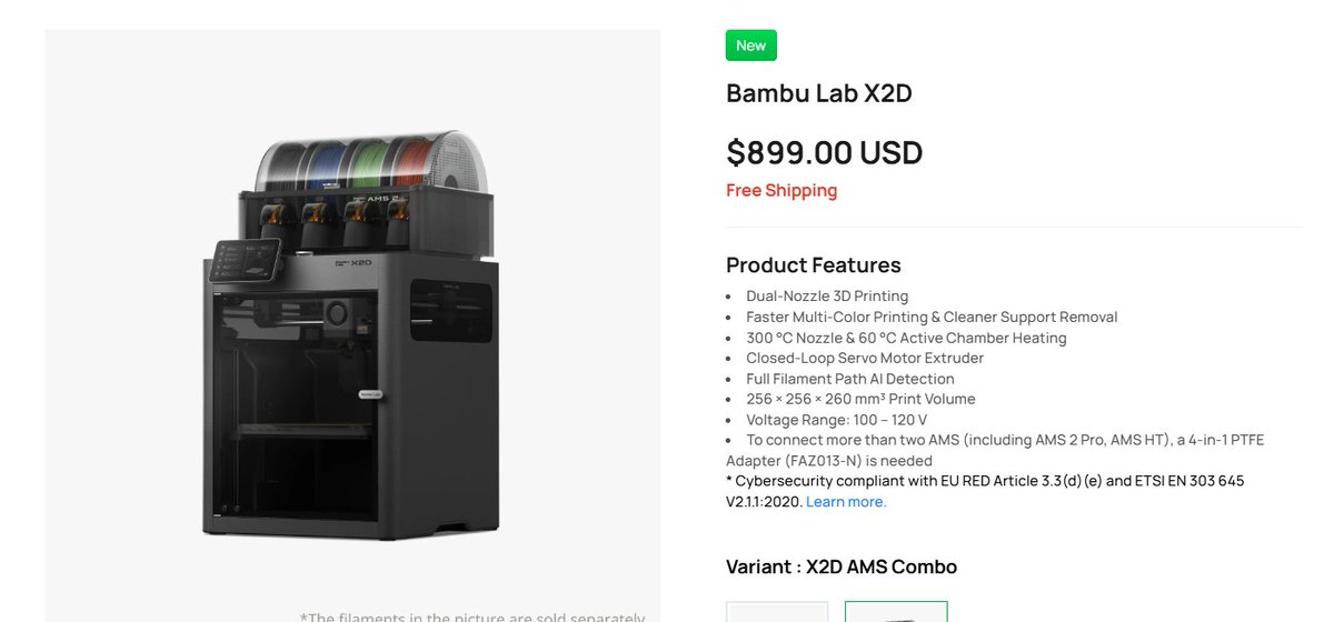 toshitoshi_1967's tweet image. X2Dでしたね😉　#BambuLab