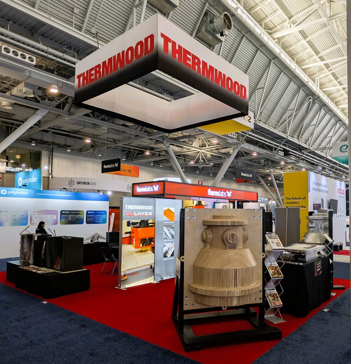 thermwood's tweet image. The Thermwood team is ready for Day 1 of the @RAPID_Event in Boston!  Stop by Booth #1821 to learn about our LSAM Additive Manufacturing Systems, CutLayer Technology, and Advanced CNC Solutions.
#Thermwood #additive #additivemanufacturing #CNC #RapidTCT