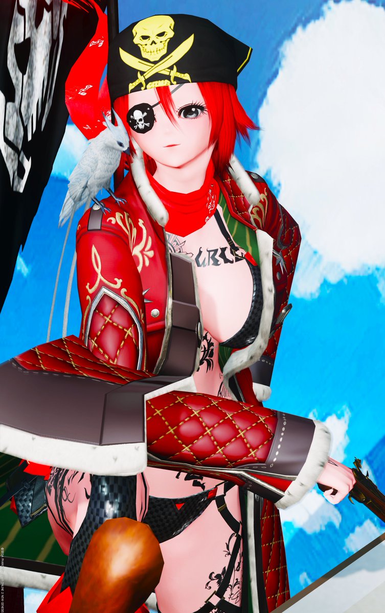 #先輩の思い出ss #メンテの日なのでSSを張る 海賊船長♪ #PSO2NGS_SS