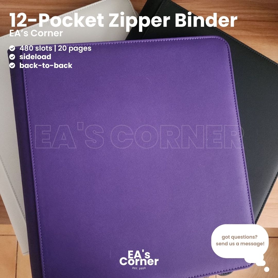 EAsCorner's tweet photo. #EAC_Updates : NEW PRODUCTS 🎉 

WTS LFB PH 

zipper binders 
— 12Pocket 480 Slots: white, black, &amp; purple
— 4Pocket 160 Slots: white, black, &amp; pink

Order them at:
Shopee: https://t.co/vd1hQqWKOU
Lazada: https://t.co/TIk6Sl2kZF
Tiktok: https://t.co/iitWrSd8cA https://t.co/M5z6LV2Fug