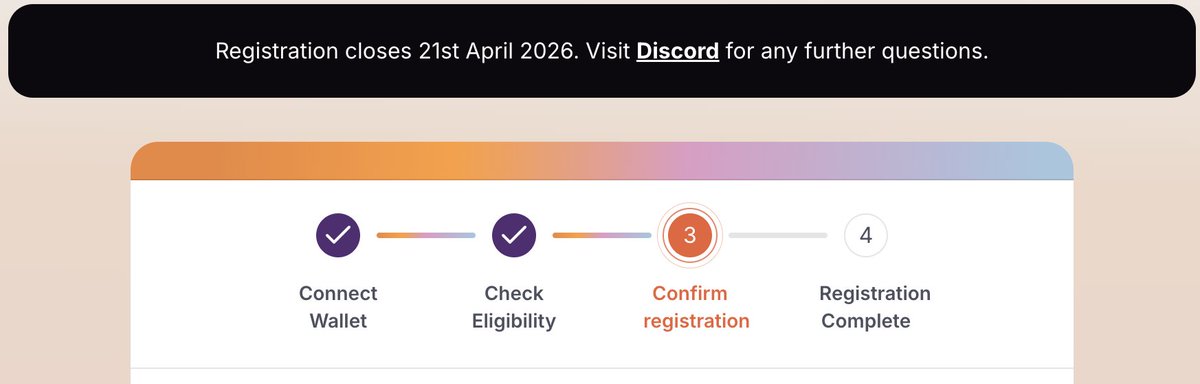 bashorunedward's tweet image. Check if you are eligible for Solsticefi #Airdrop!

Registration for  SLX is Live

-Check here; registration.solstice.finance/flow

-Connect your sol wallet "Phantom or Solflare"

-Accept and claim pay fee

Note; Registration closes on 21st April.

Congratulations!

Disclaimer; This is not