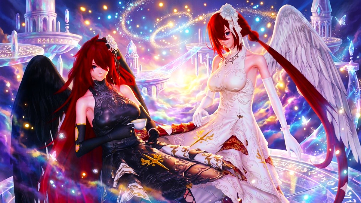 ✨Angel of Darkness🪽
#PSO2NGS #PSO2NGS_SS 
#メンテじゃないけどss貼る