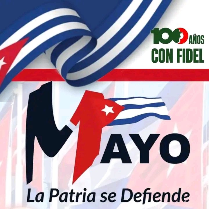 En el Año del Centenario del Comandante en Jefe Fidel Castro Ruz, los trabajadores Cunagüeros , desfilaremos por nuestras  calles y plazas, en defensa de la  #Revolución , bajo el lema #LaPatriaSeDefiende  #CubaEstáFirme #CubaVencerá