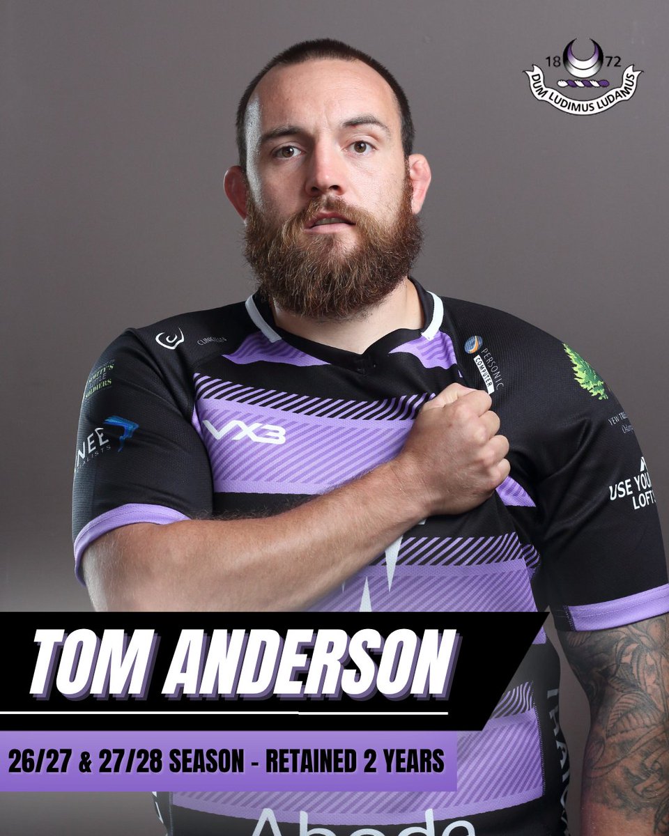cliftonrugby's tweet photo. The first names locked in 💜🖤
We’re delighted to confirm the first 4 players retained for the 26/27 season and beyond!
More to come… 👀
#CliftonRugby #SquadUpdate #Retained https://t.co/r7jZSZyjrp