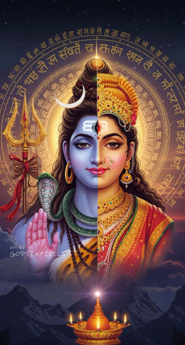 ॐ उमामहेश्वराभ्याय् नमः 🙏🚩

उमया दिव्य सुमङ्गल विग्रह
यालिङ्गित वामाङ्ग विभो।

साम्ब सदाशिव शम्भो शङ्कर
शरणं मे तव चरणयुगम्॥

हर हर महादेव...!!