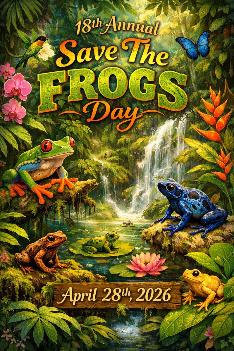 SAVE THE FROGS! tweet media