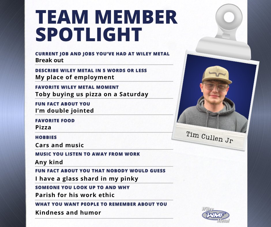 Wiley Metal tweet media