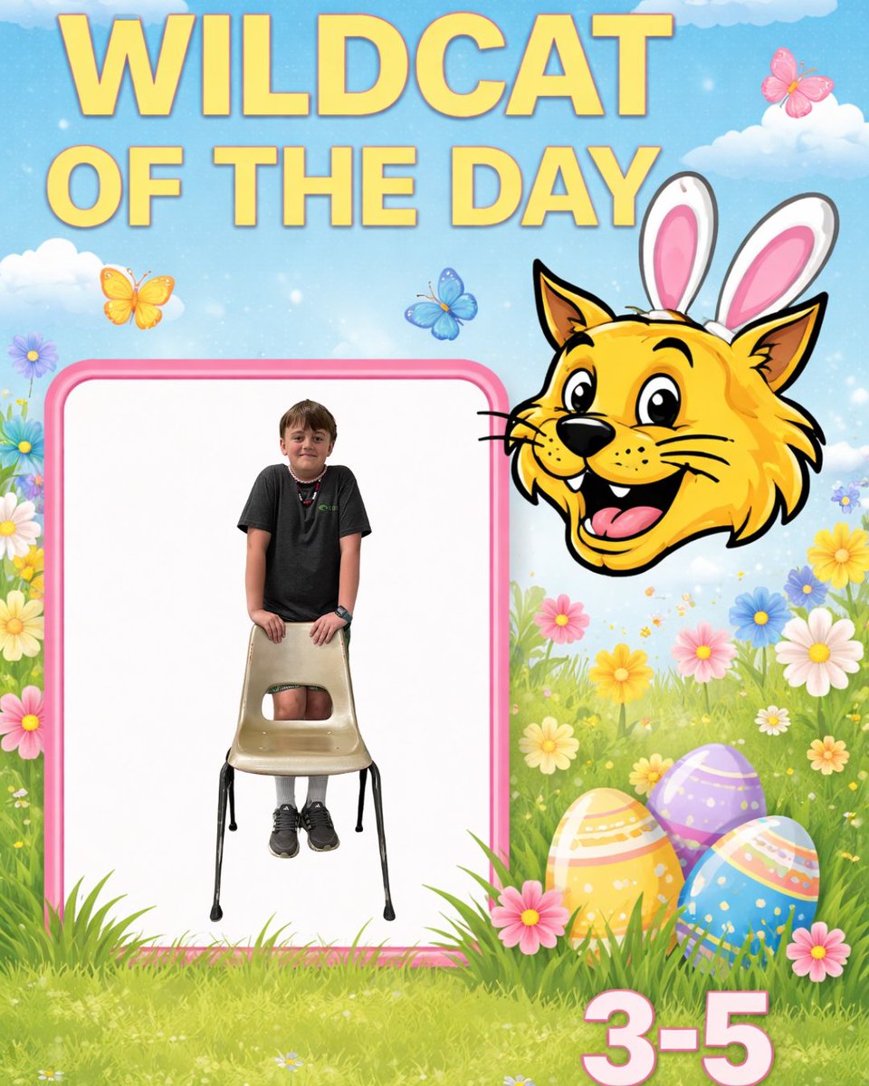 Congratulations to Marcus F. our 3-5 PAWS-itive Behavior Wildcat of the Day!  Marcus was recognized by Mr. Hollister for reading quietly.  Way to go Marcus!  Keep up the great work!  #WildatStrongHPS