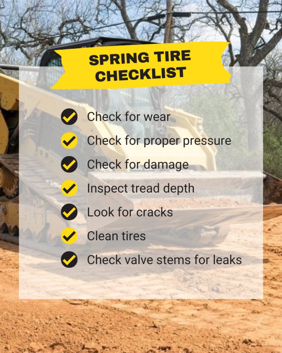 IndustrTireWny's tweet image. Spring is here. Make sure your construction and material handling equipment is ready for the season ahead.

If you have questions or need new tires for your equipment, call us today at (716) 842-1700.

#IndustrialTire #SpringReady #ConstructionEquipment #MaterialHandling