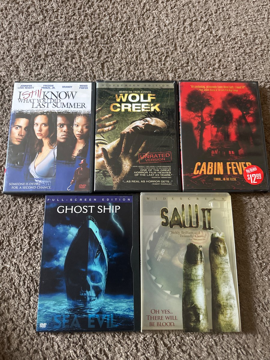 Horror DVD Thrift Haul!