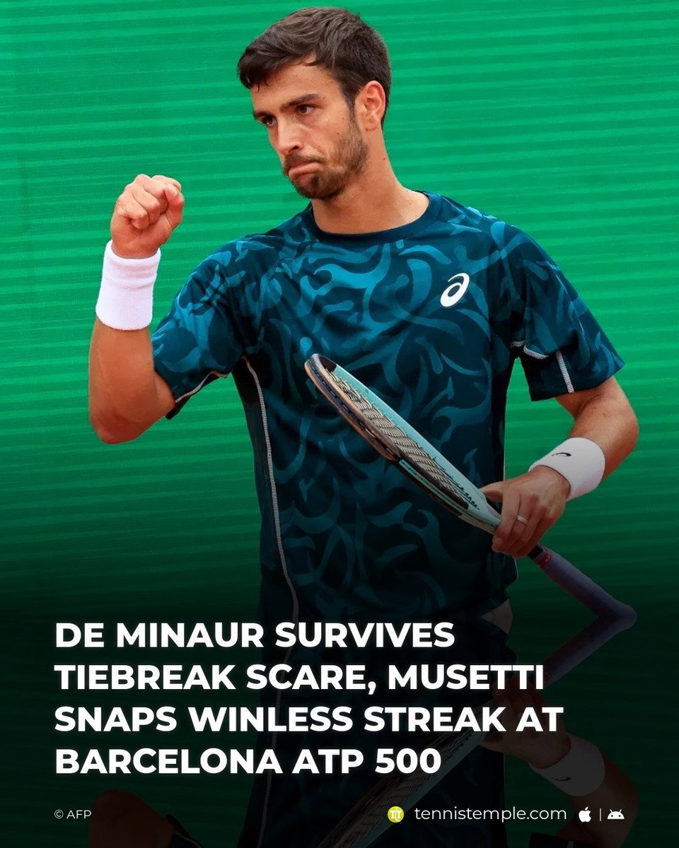 tennistemple_en's tweet image. De Minaur and Musetti Advance in Barcelona; Khachanov Stunned in Shock First-Round Exit #ATP500 #Barcelone #De #Khachanov #Musetti

🎾 w.tennistemple.com/fxWAQ