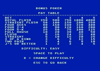 Philsan69's tweet image. Las Vegas Video Poker, new game for #Atari8bit computers forums.atariage.com/topic/389522-g… #atari #claudeai