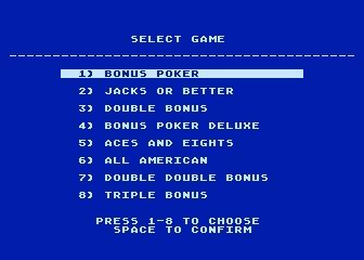 Philsan69's tweet image. Las Vegas Video Poker, new game for #Atari8bit computers forums.atariage.com/topic/389522-g… #atari #claudeai