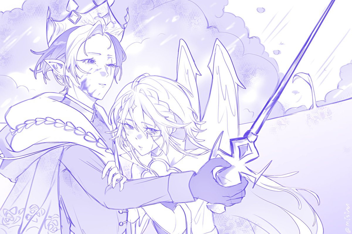 B6For's tweet image. Emmm... I kinda want to post some of my drawings from January because I still really like them𐔌՞. .՞𐦯♡

#purevanillacookie #shadowmilkcookie
#shadowvanilla