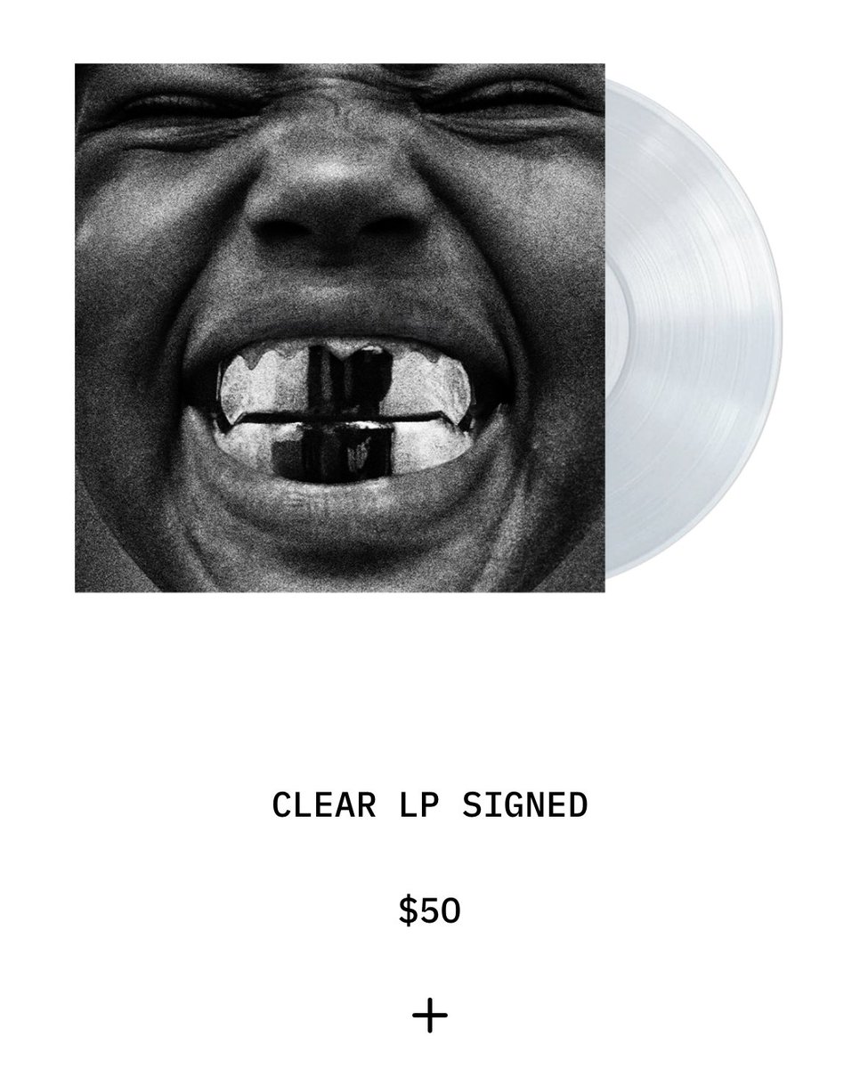 YE HAS ADDED A NEW VARIANT TO SIGNED VINYLS CLEAR LP SIGNED VINYLS ...