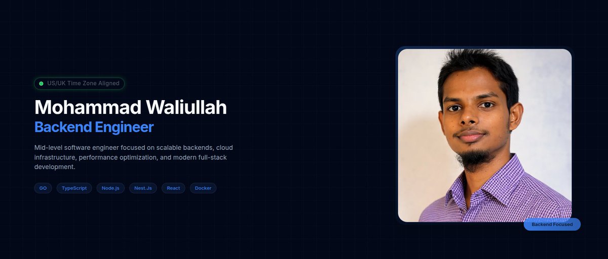 MD Waliullah tweet media