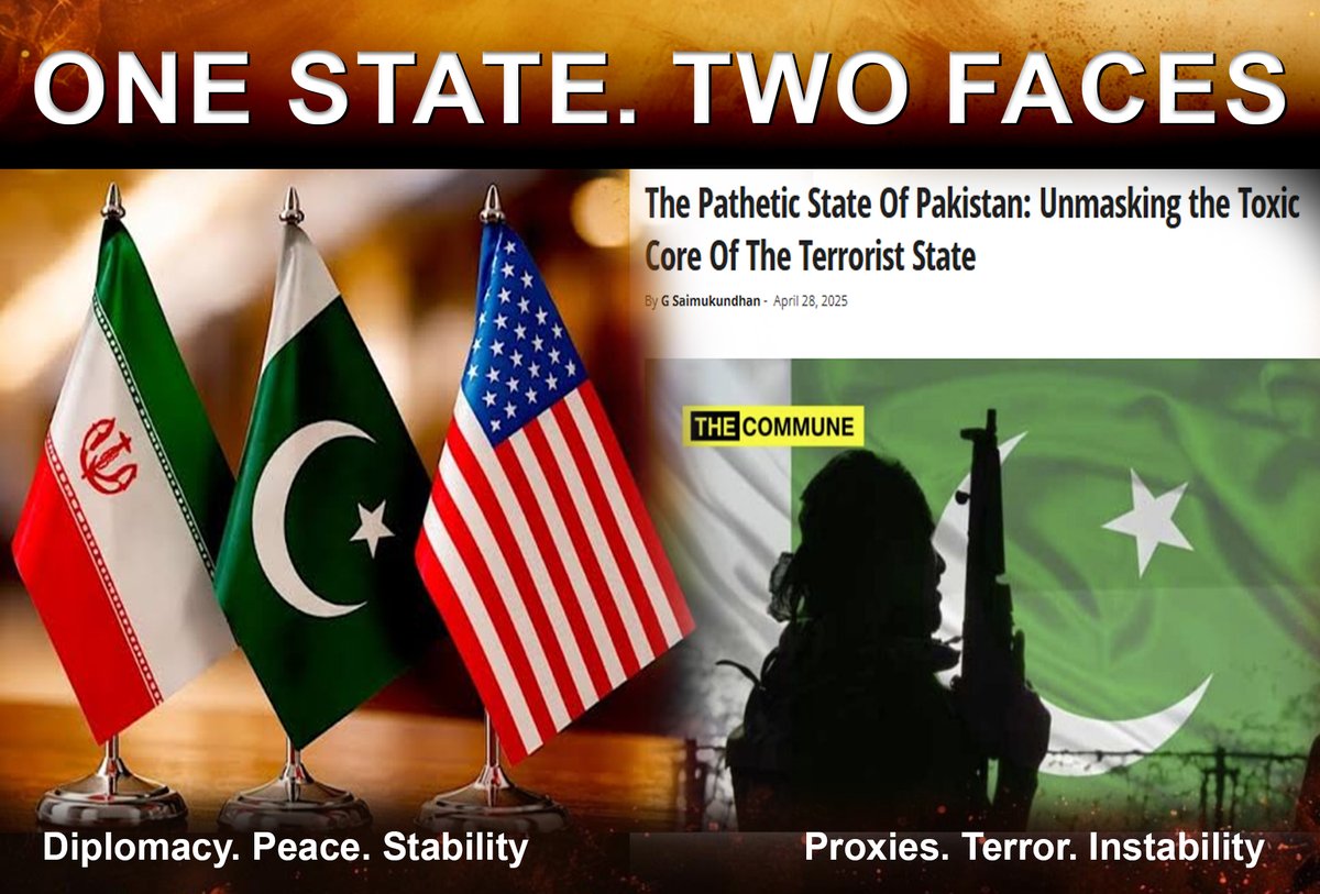 BadaltaSopore's tweet image. Two faces, one reality—while diplomacy speaks of peace, the shadow of instability tells another story. The choice between progress and proxy paths defines the future. 🌍#OneStateTwoFaces #PeaceAndStability #GlobalSecurity #FightAgainstTerror #DiplomacyMatters