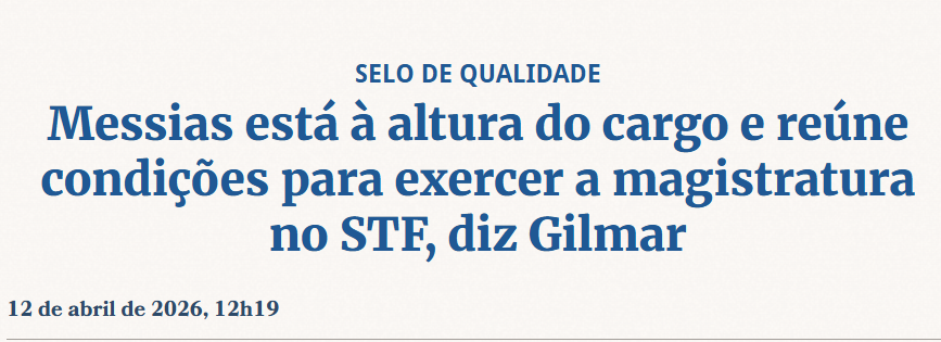 Selo de qualidade Tabajara.