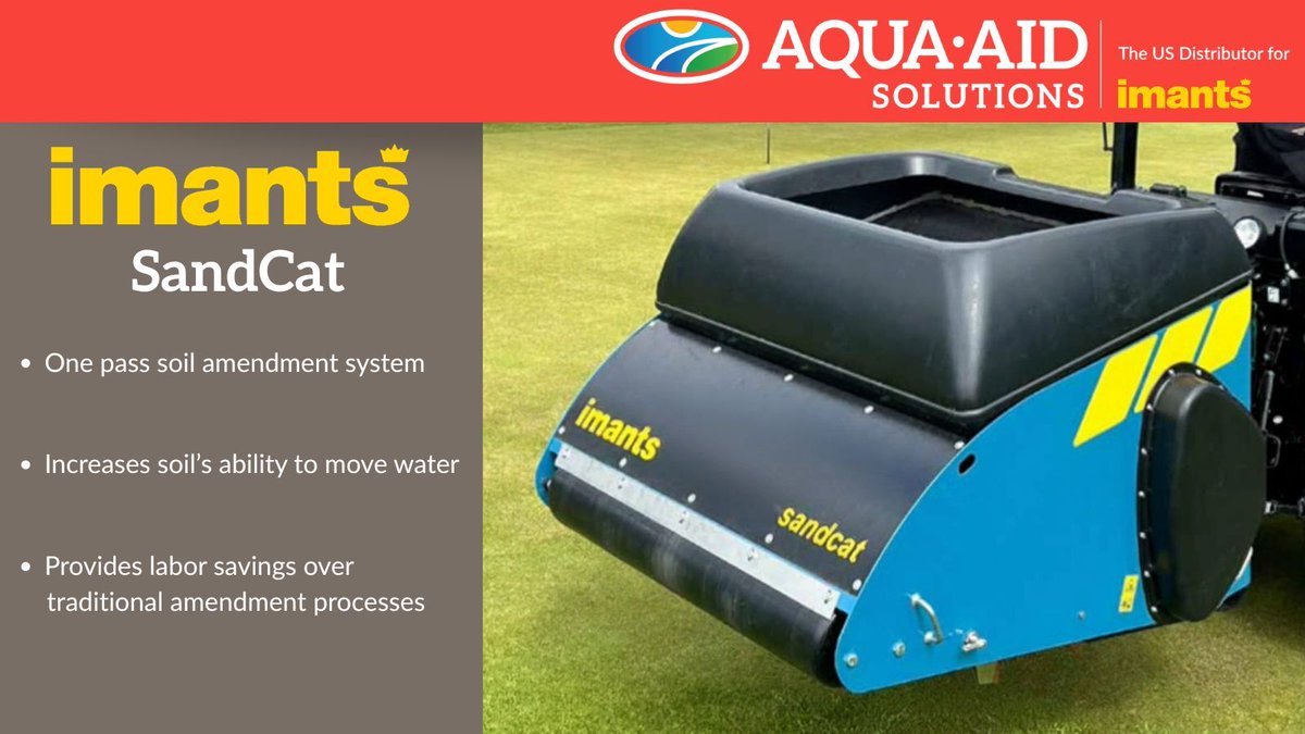 The <a href="/ImantsBV/">Imants</a> Sandcat improves drainage and rootzone performance with minimal surface disruption—so play stays uninterrupted.

Stronger turf starts below the surface.

#SolutionsPeople #EquipmentSolutions #SandCat #Cultivation #GolfCourseMaintenance #SoilHealth #TurfManagement