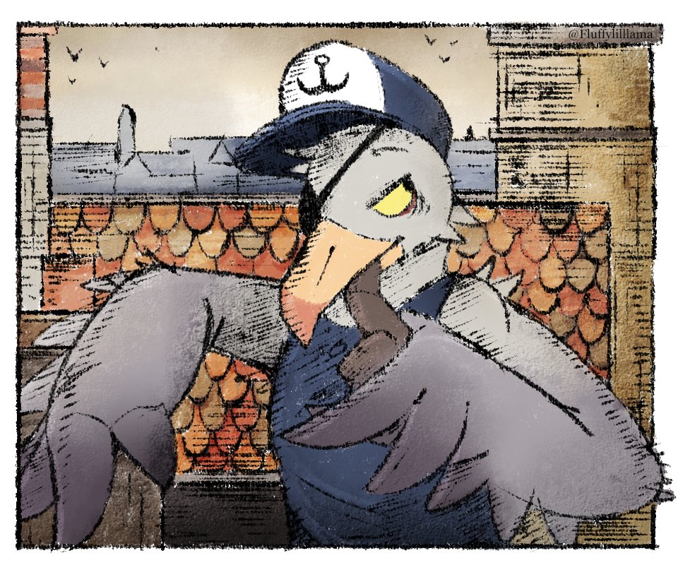fluffylilllama's tweet photo. Seagull sketch https://t.co/yFrjA8Zi1F