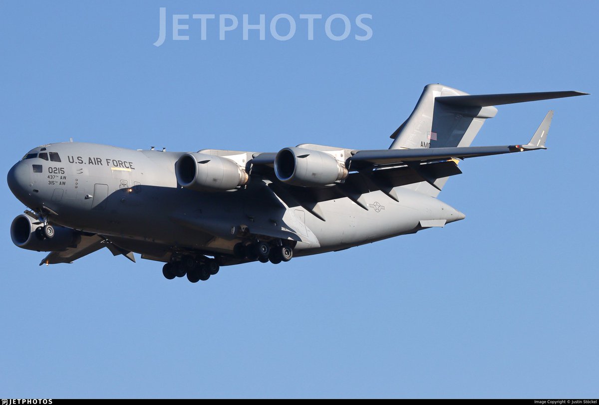 ArmchairAdml's tweet image. #USAF United States Air Force

Boeing C-17 Globemaster III 1x
#AE4D68 10-0215 - REACH 423

REACH 423 has departed RAF Mildenhall after arriving early this morning from Campbell Army Airfield and is working departures on 264.575. No Mode-S.