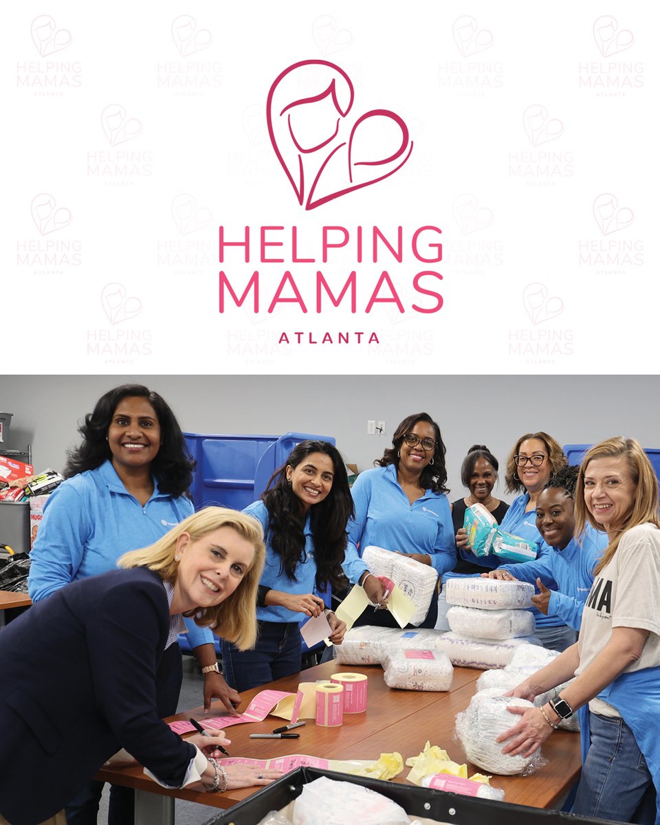Primerica's tweet photo. Primerica’s Leadership Development Program team proudly completed a community project with Helping Mamas, Georgia’s baby supply bank serving families with young children. https://t.co/OGuK64jD1k