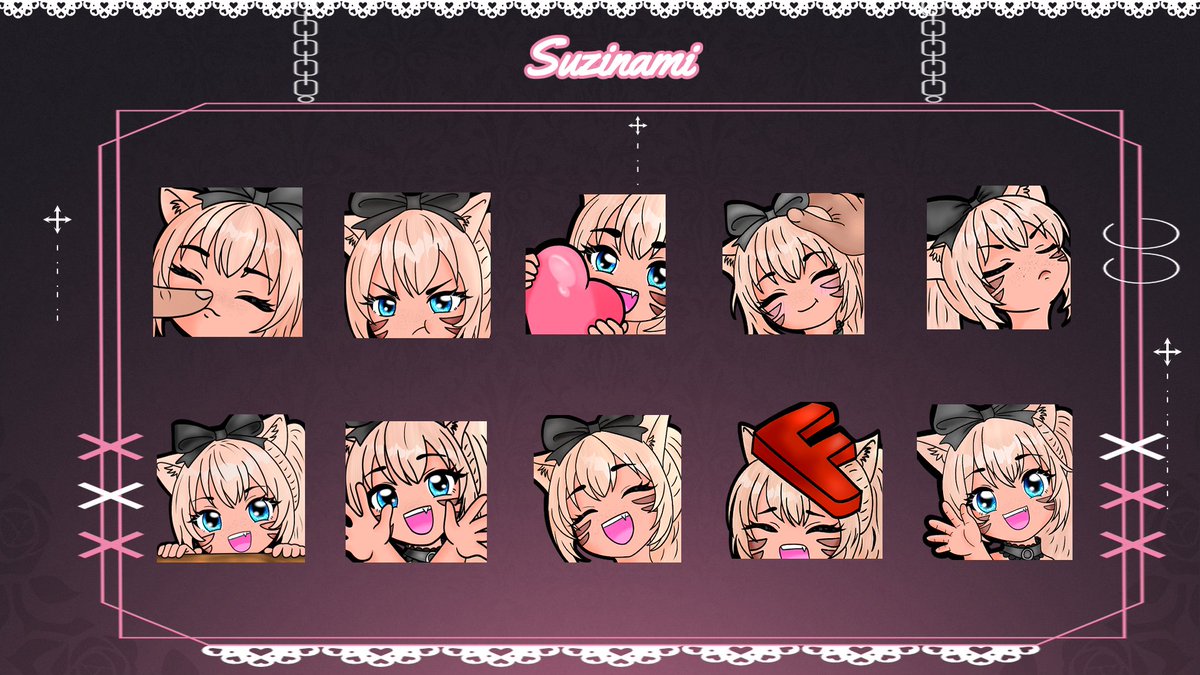 Emotes for Suzinami ~ ♥