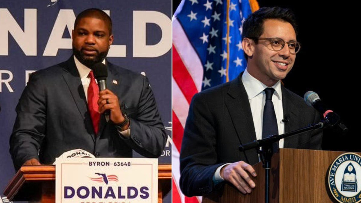 Keystone Analytics Poll (4/14)

FL GOP Primary
🔵Byron Donalds: 43%
🔴James Fishback: 19%

General Election
🔴James Fishback (R): 44% (+4)
🔵David Jolly (D): 40%

MDW Poll (4/13):
🔴Byron Donalds (R): 41% (Tie)
🔵David Jolly (D): 41%

4/14 | 819 Likely Voters