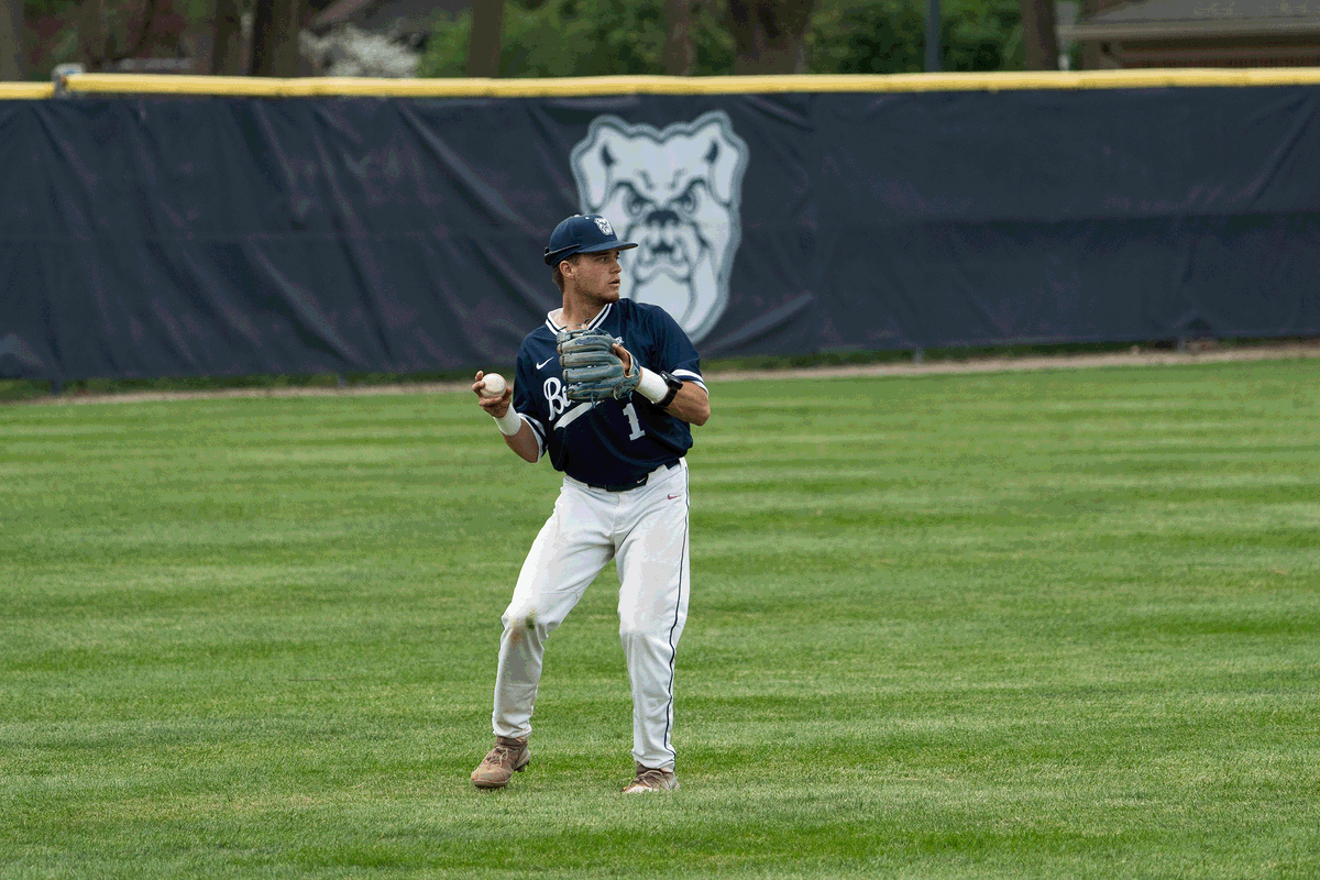 ButlerUBaseball's tweet photo. EASTON MOORE puts the dawgs on the board with a home run! https://t.co/48XNJnTzRv