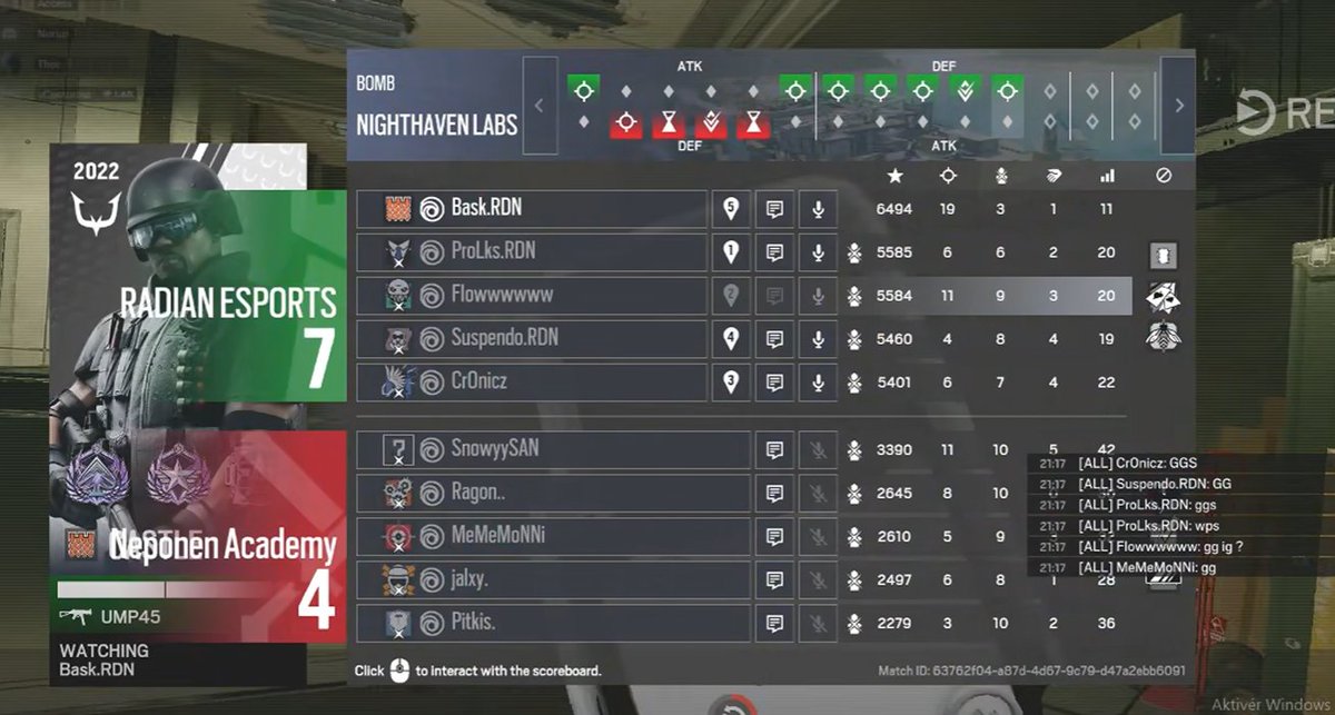 Radian Esports tweet media