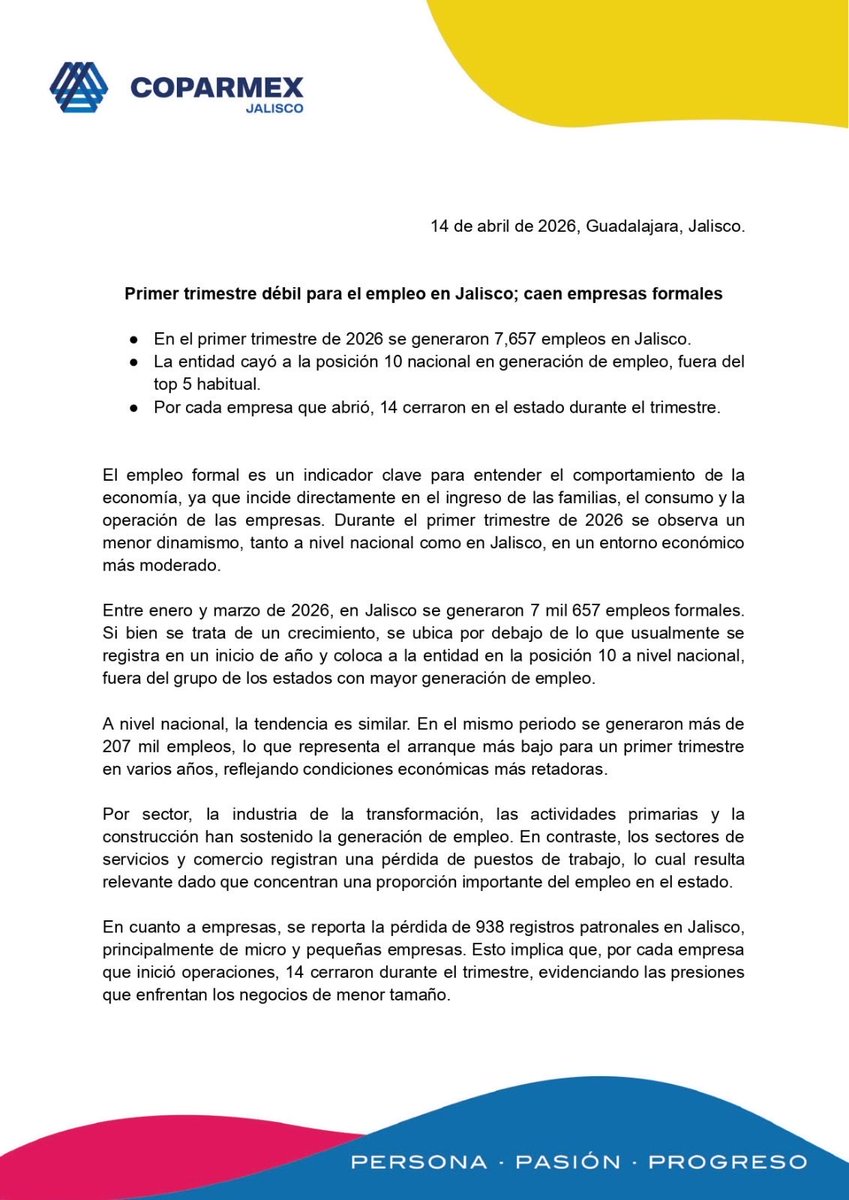 Coparmex Jalisco tweet media