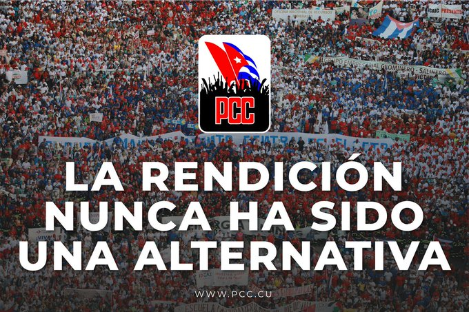 reyes_vento's tweet photo. La palabra RENDIRCE no está en el vocabulario del cubano. 
La Patria se defiende. 
#CubaEstáFirme 
#OneiIsla https://t.co/PBIeNYSKIk