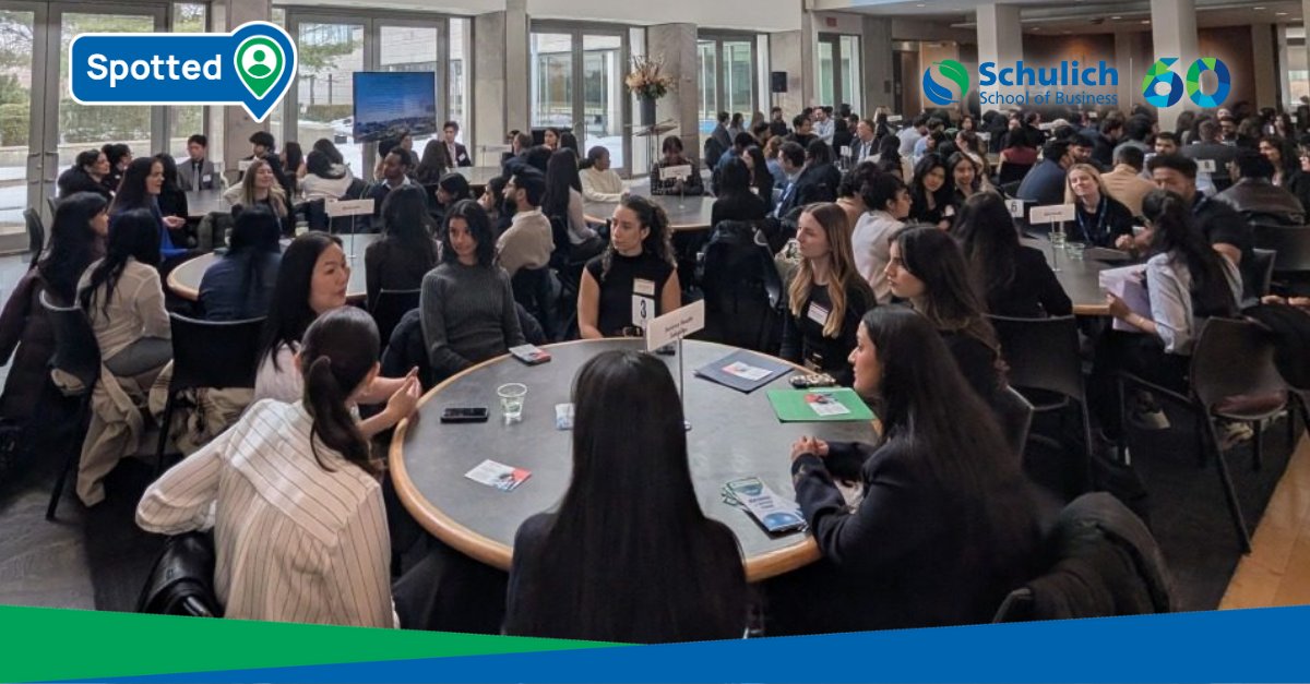 SchulichSchool's tweet image. Spotted at HealthConnect 2026 🏥✨

Students connected with industry leaders, explored career paths, and gained real-world insight into the future of healthcare. 💡
 
🔗 Learn more: bit.ly/4dZ7KyN
 
#SpottedAtSchulich #HealthConnect2026 #FutureOfHealthcare