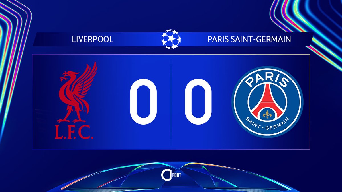 ActuFoot_'s tweet photo. ⏱️ MI-TEMPS !

LIVERPOOL 🏴󠁧󠁢󠁥󠁮󠁧󠁿  0-0  🇫🇷 PARIS https://t.co/nbsSgoIQE2