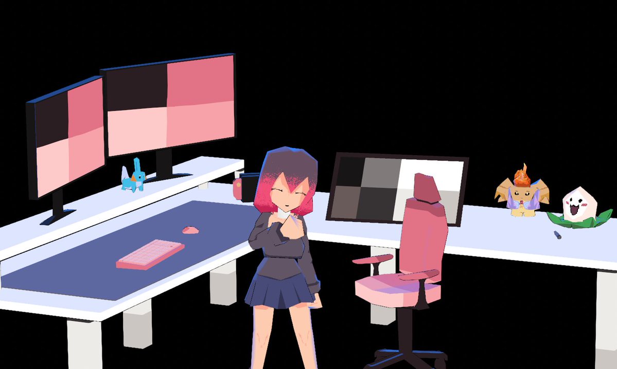 Monado17's tweet image. Messing around with a digital setup